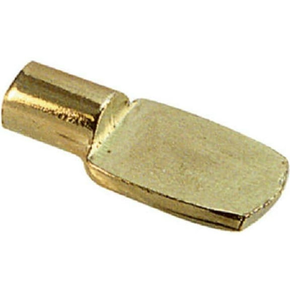 241940 0.25 in. Diameter Brass Plated Shelf Support Peg - 8 Pack, Pack Of 6
