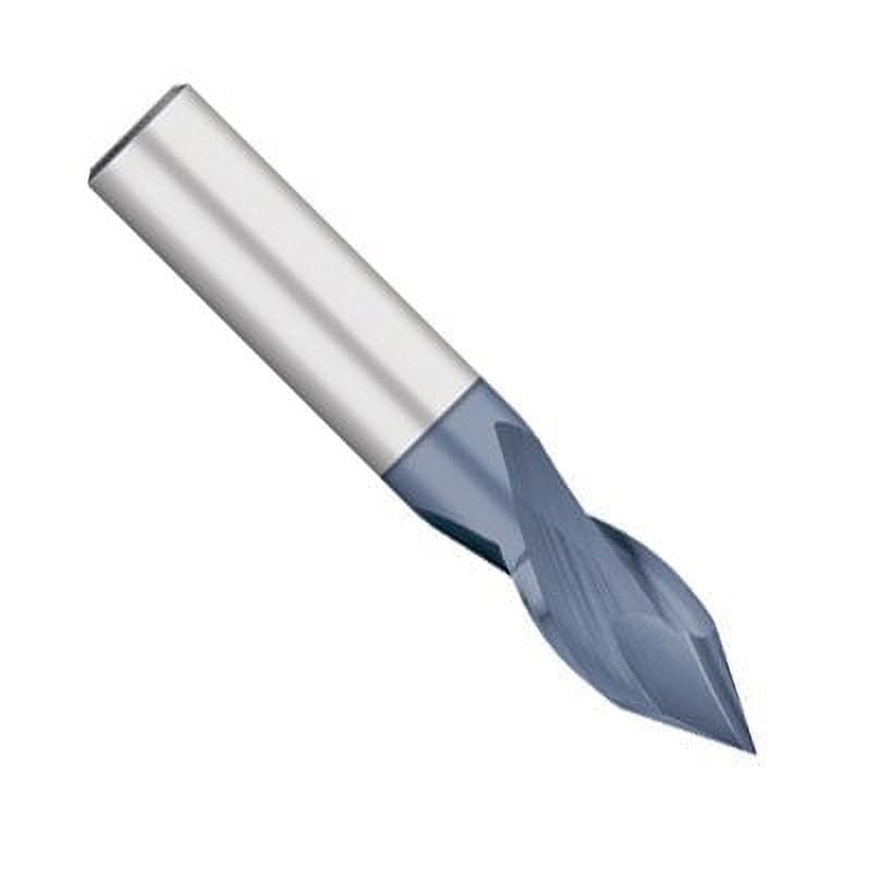 242177 Made Solid Carbide Drill Mill, 2 Flutes, 60 Degree, AlTiN Coated
