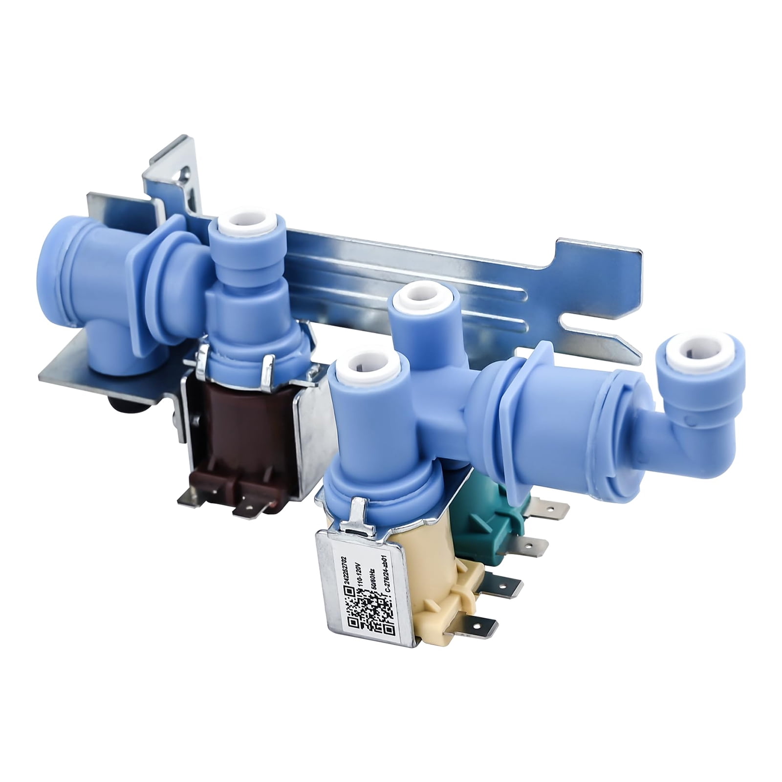 242252702 Triple Water Inlet Valves for Consistent Water Supply in Commercial & Home Refrigerator Smooth Ice Operations