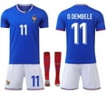 2425 French Home Football Jersey No. 10 Mbapi 9 Giloo 11 Deng Belle