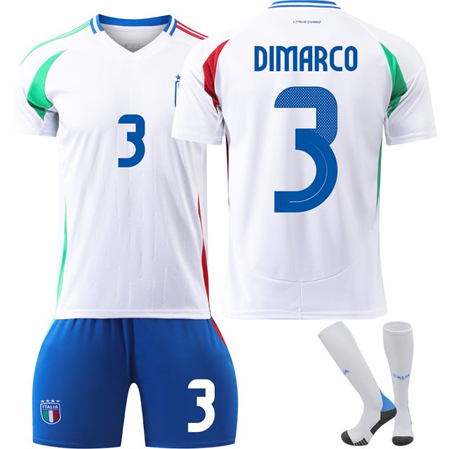 2425 Italy soccer jersey #14 Chiesa 18 Barella 3 Di Marco Europa League
