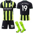 2425 Manchester City away jersey shortsleeved football uniform suit No