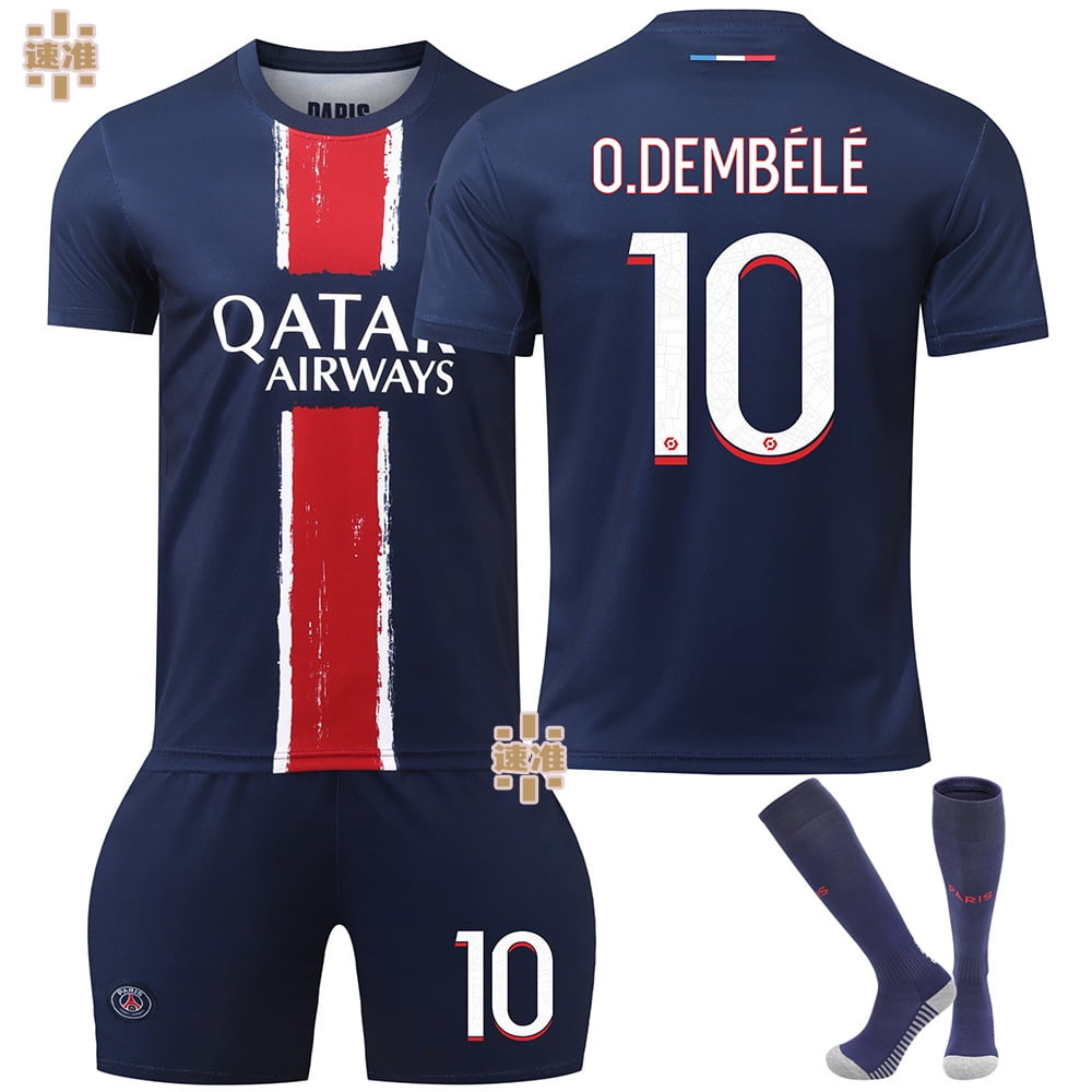 2425 Paris Football Uniform No. 7 Mbappe 19 Li Gangren 10 Deng Belle 9 ...