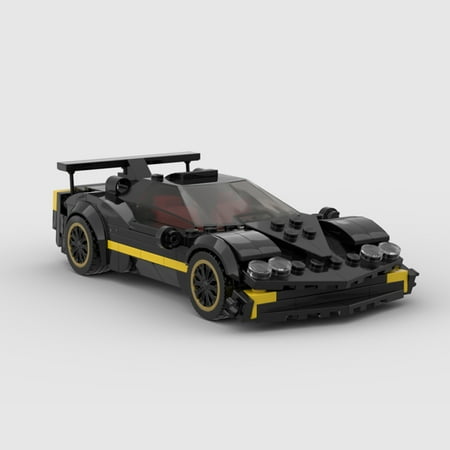 243 PCS MOC Building Blocks Pagani Zonda R Educational Racing Speed 8-Grid DIY Construction Gift - Perfect for Makerspace Desk Display