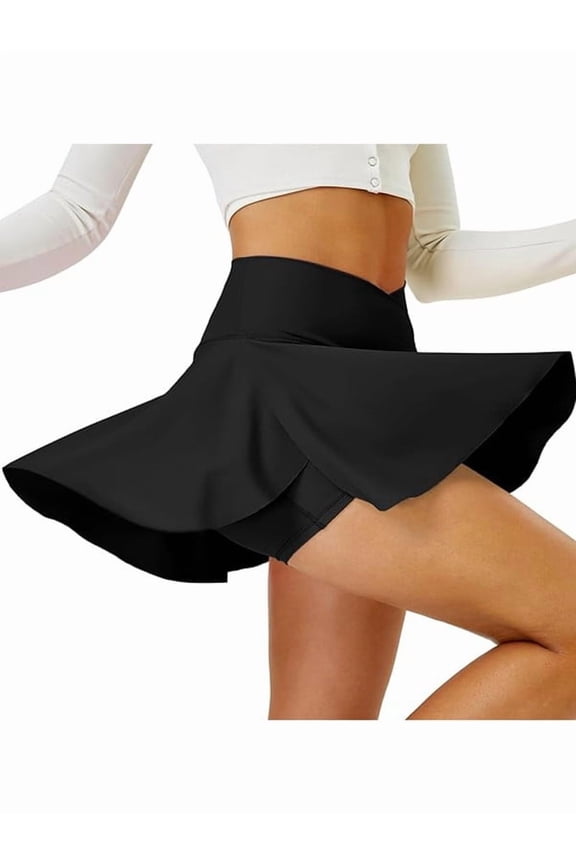 Women's Pleated Tennis Skirt Golf Skorts for women High-Waisted Workout Skirt with Built-in Shorts phone Pocket Perfect for Tennis Yoga Running