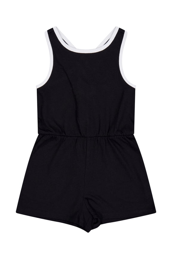 Girls Cross Back Romper, Sizes 4-18 & Plus