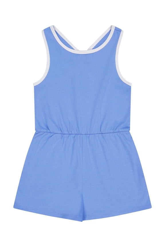 Girls Cross Back Romper, Sizes 4-18 & Plus