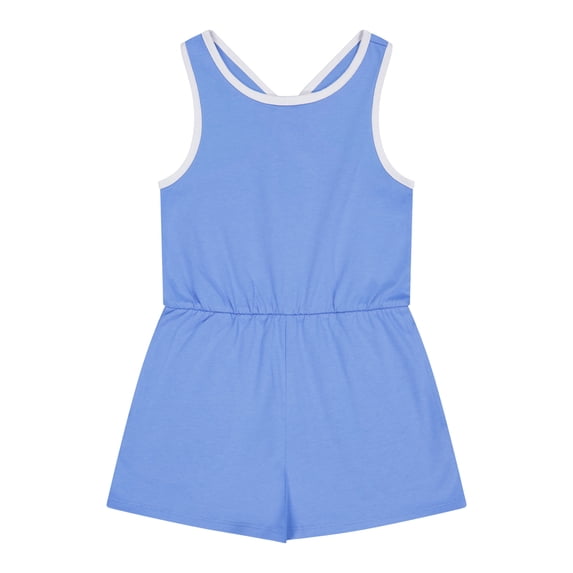 Wonder Nation Girls Cross Back Romper, Sizes 4-18 & Plus
