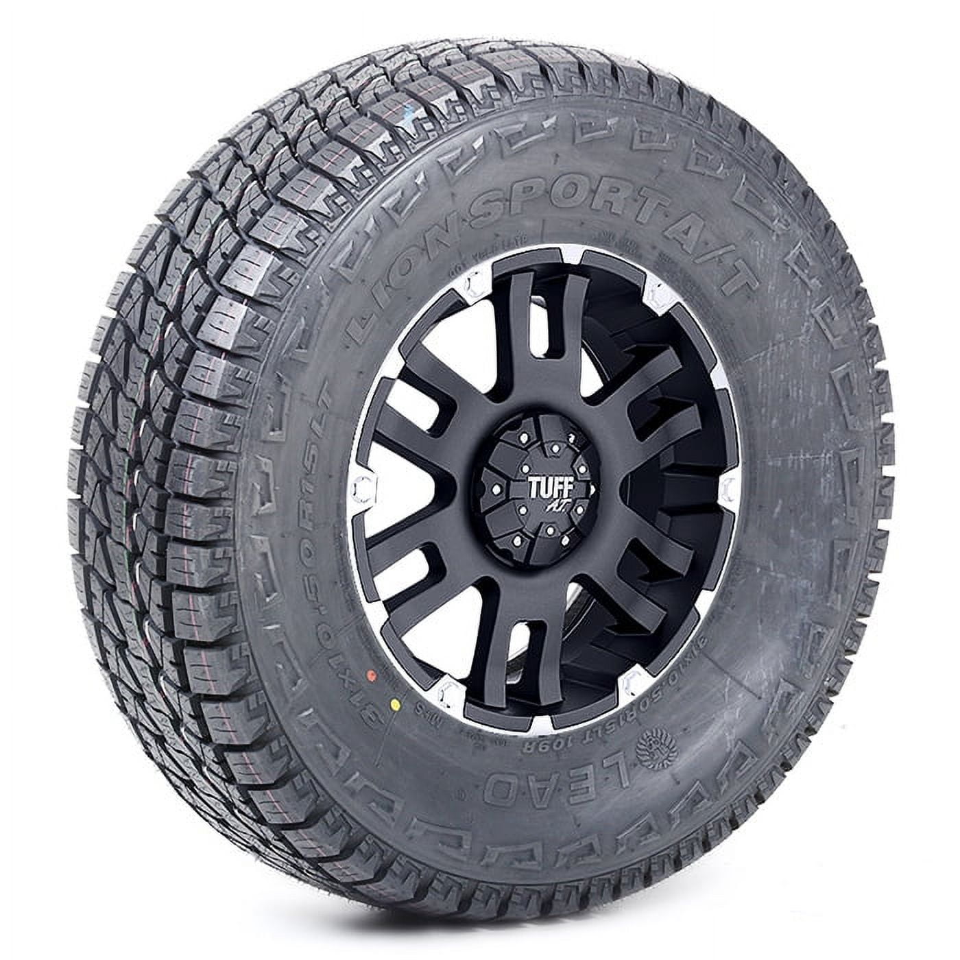 245/75R16 LION SPORT A/T 111T Fits: 2015 Toyota Tacoma TRD Pro, 1996-2002 Chevrolet Tahoe LT