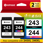 243 244 Ink Cartridges Compatible with Canon Ink 245 and 246 243 and 244 Combo for PG 243 Black for PIXMA MG2522 TS3122 TR4520