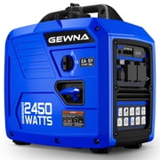 2450-Watt 120V Gas Powered Portable Fuel Inverter Generator Included 1.6 Gallon Large Fuel Tank Super Quiet