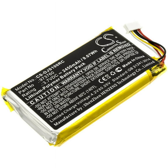 2450mAh DJI 973760 Battery for Mavic Pro Controller Mavic Pro Remote Controller Spark Controller Spark Remote Controller Mavic A