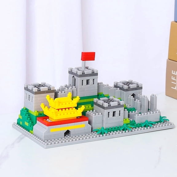 2453 Pieces of Great Wall Three-In-One DIY Model Building Blocks, Creative Educational Building Blocks Designed for Young People and Adults, Birthday Gift