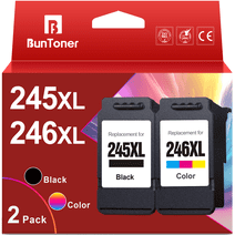 245XL 245 Ink Cartridges for Canon Ink 245 and 246 243 244 PG-245XL 246XL Combo Pack for Canon Pixma MG2522 MX492 MX490 TS3122 MG2500 TR4520 Printer  (Black, Tri-Color)