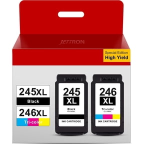 245XL 246XL Ink Cartridge Compatible for Canon Ink 245 and 246 for Printer Ink Canon 245 for Canon 245XL Ink for MX490 MG2522(1 Black, 1 Tri-Color)
