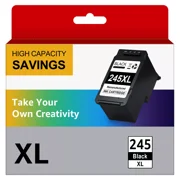 245XL Ink Cartridges for Canon Ink 245 PG-245XL Compatible with Cannon Pixma MX490 MX492 MG2522 TS3100 TS3122 TS3300 TS3322 TR4500 TR4520 TR4522 Printer, 1 Pack
