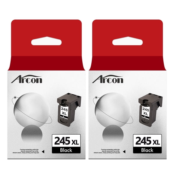 245XL Black Ink Cartridges PG-245XL 2 Black Compatible for Canon 245XL 245 PG-245 PG245 XL High Yield for PIXMA MG2522 TS3122 MX492 MX490 TR4500 TR4520 TS3322 Printer