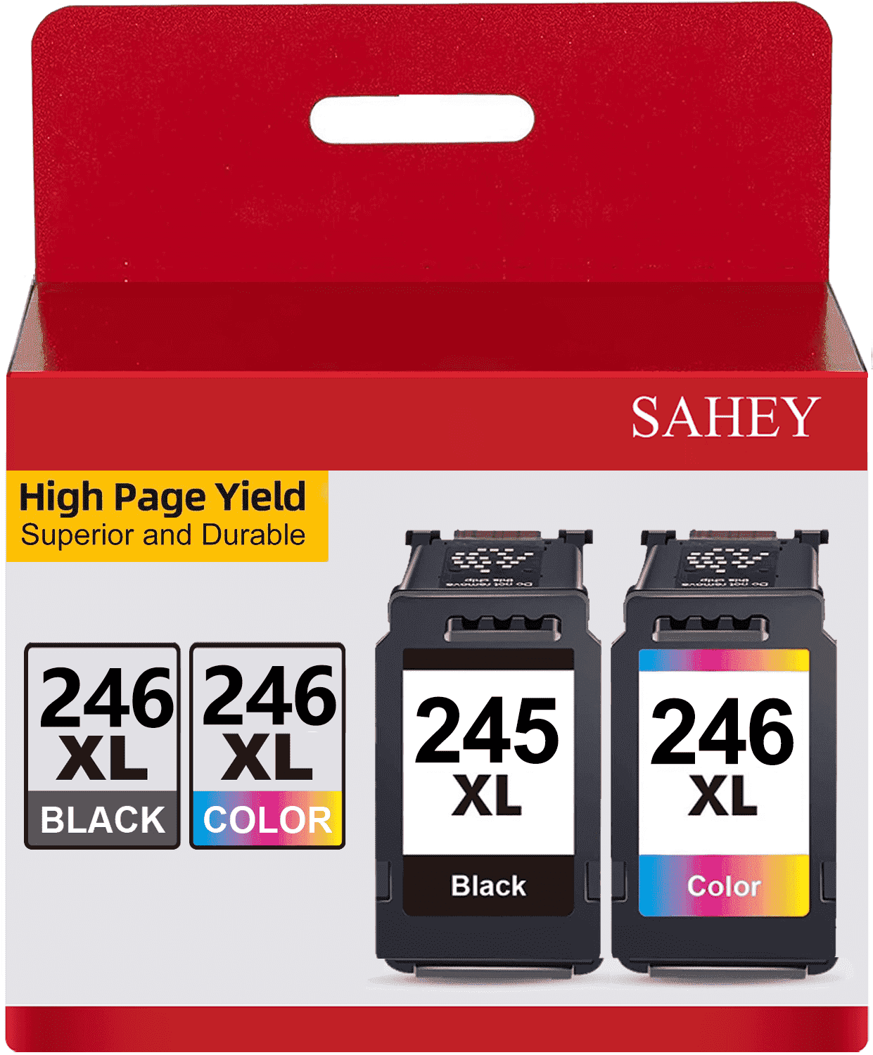 245XL Ink Cartridge Compatible for Canon Ink 245 and 246 Replacement for Canon PG-245 XL CL-246 Combo Pack for Pixma MX490 MX492 MG2522 TR4522 TR4520 TS3122 TS3322 Printer