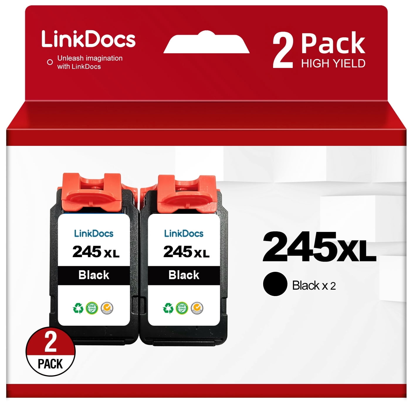245XL Ink Cartridge Replacement for Canon 245 XL PG-243 PG-245 XL Black ...