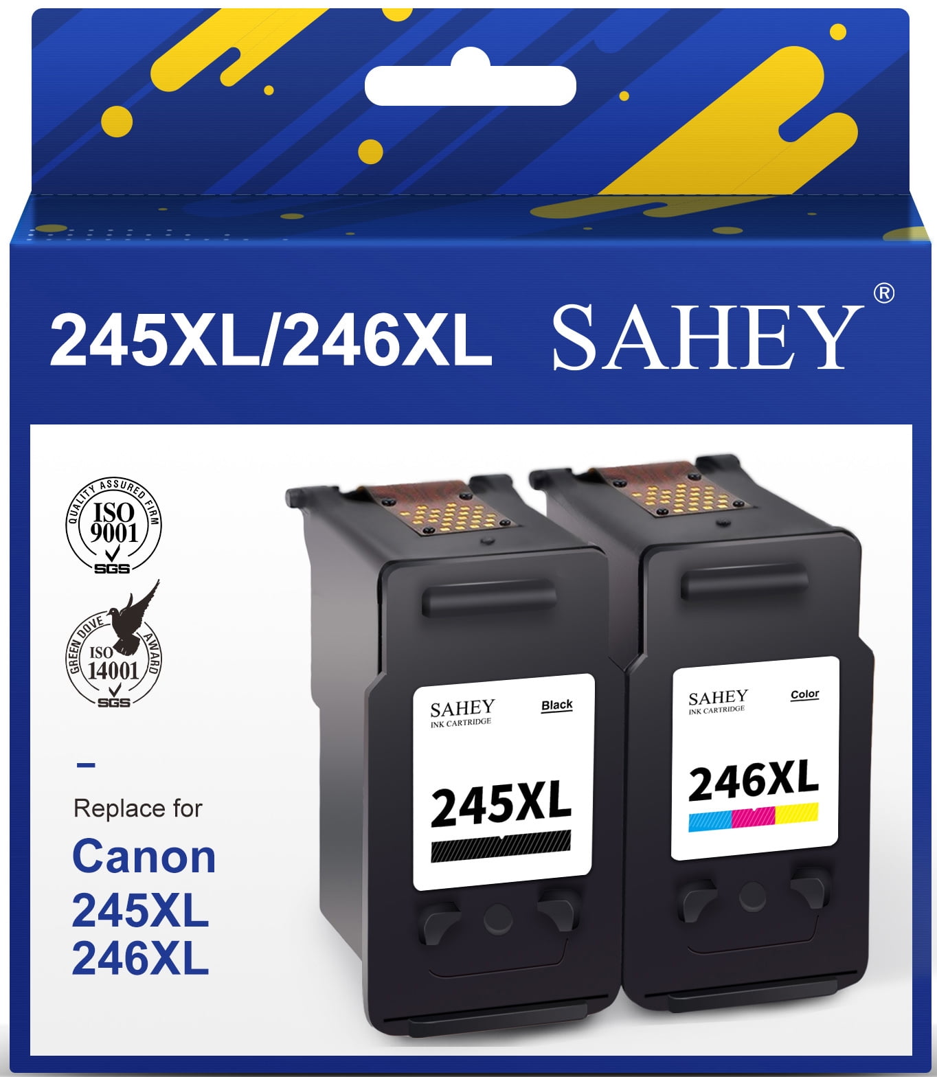 Vhbw - vhbw 2x Refill cartouches pour imprimante en lot pour Canon Pixma  MG2455, MG2550, MG2555, MG2900, MG2950, MX495 comme CL-546XL, PG-545XL. -  Cartouche d'encre - Rue du Commerce