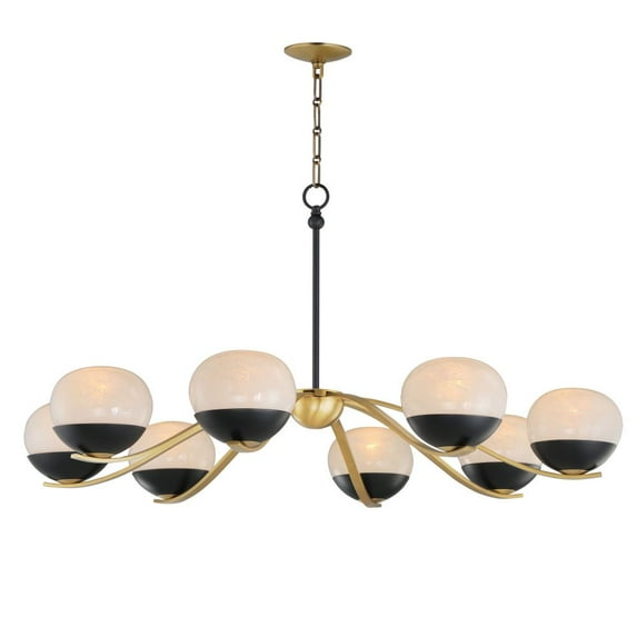 24648MRBKNAB Maxim Lighting Lucerne - 8 Light Chandelier-22.75 Inch Tall and 42.75 Inch Wide