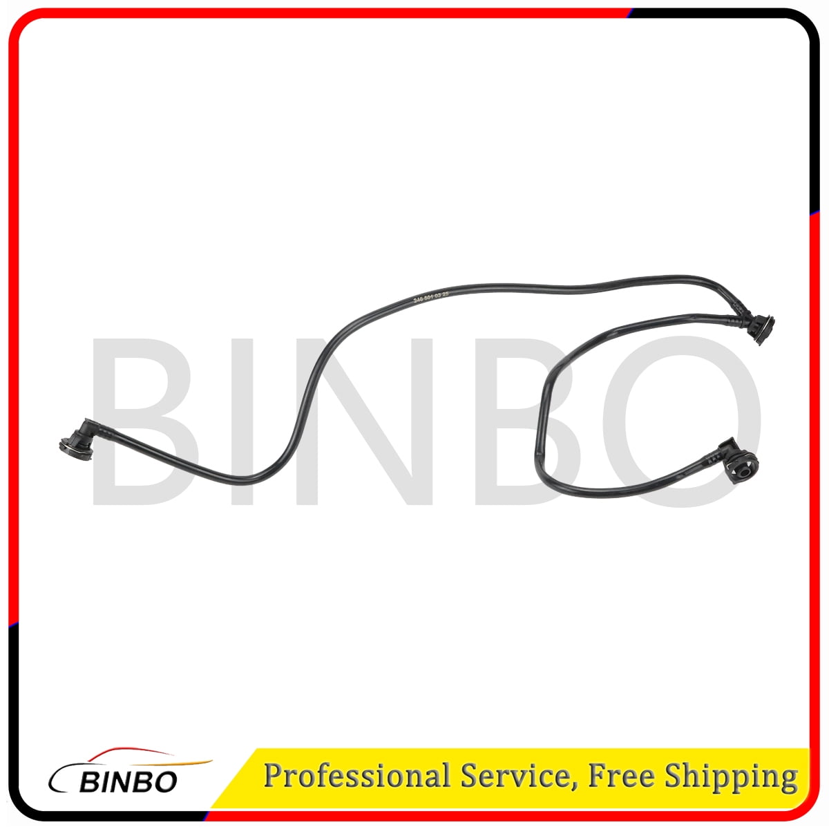 2465010325 Upper Radiator Overflow Hose Pipe - Walmart.com