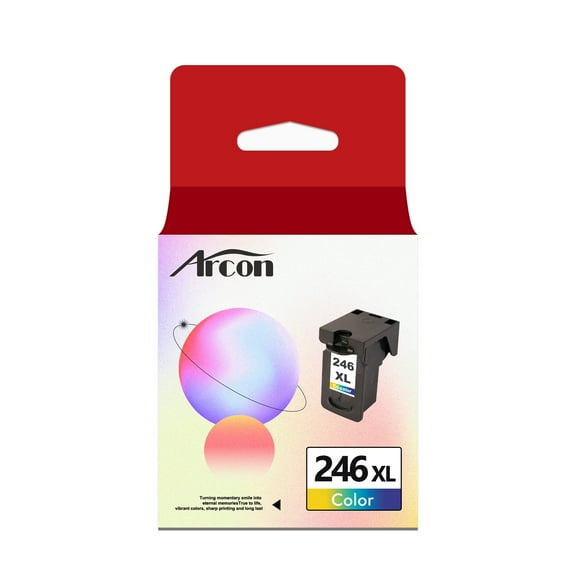 246XL Color Ink Cartridges CL-246XL 1 Tri-Color Compatible for Canon 246XL 246 PG-246 PG246 XL Work for PIXMA MG2522 TS3122 MX492 MX490 TR4500 TR4520 TS3322 Printer