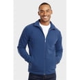 thumbnail image 1 of 247 Frenzy 247-PF2000 DNM-MD Mens Essentials Knocker Polar Fleece Zip Up Jacket, Denim - Medium, 1 of 1