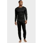 247 Frenzy Men's Essentials Knocker 2 PIECE SET Long Johns Thermal Underwear Set - White