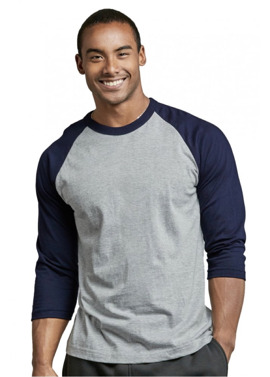 247 Frenzy Men's Essentials Top Pro 3/4 Sleeve Raglan Baseball Tee ...