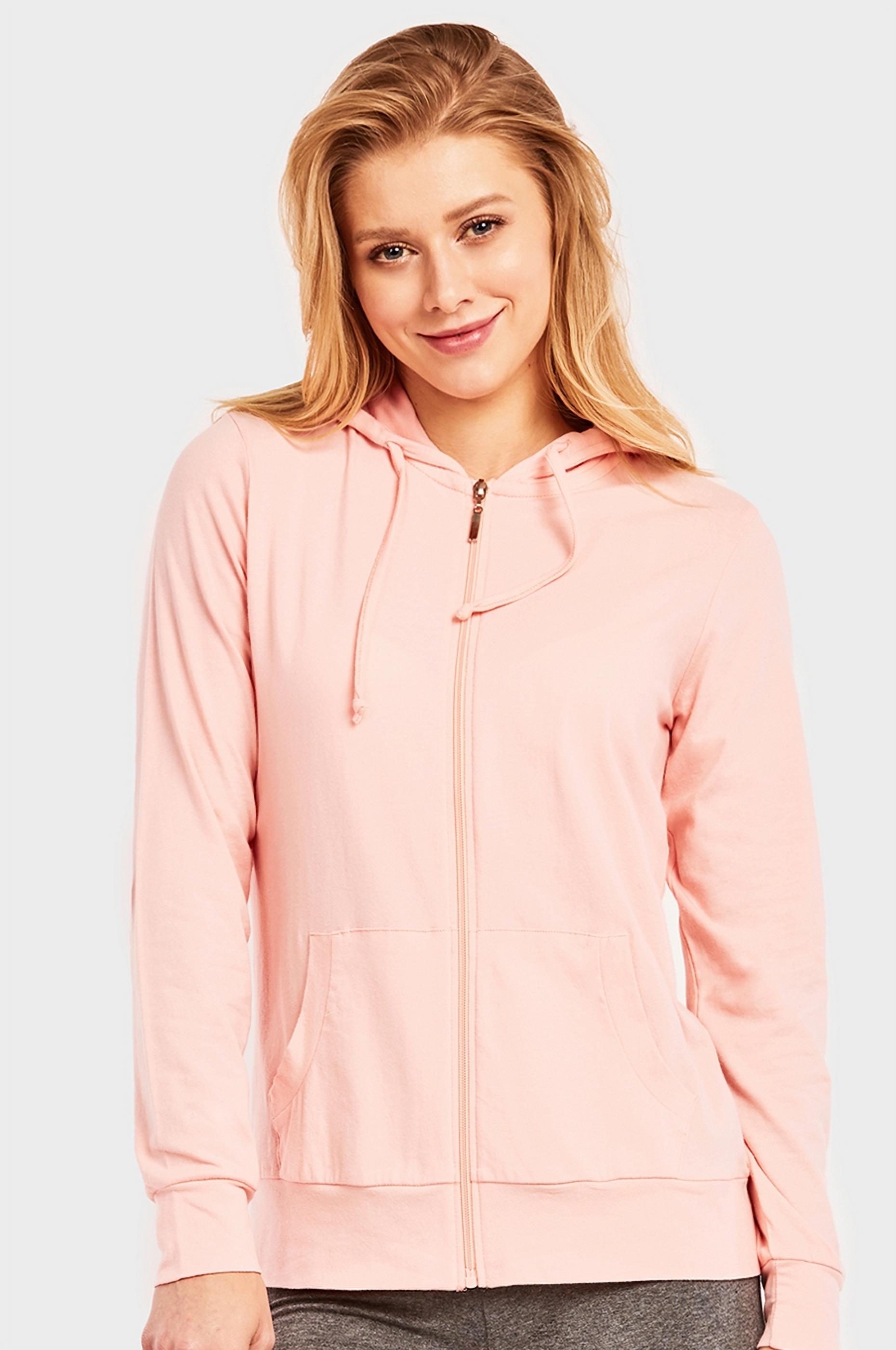 Avia Women's Core Active Full Zip Hoodie with Thumbholes