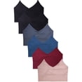 thumbnail image 1 of 247 Frenzy Women's Essentials Sofra PACK OF 6 Seamless Sports Bras, 1 of 2