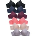thumbnail image 1 of 247 Frenzy Women's Essentials Sofra or Mamia PACK OF 6 PLUS Full Coverage Jacquard Bras - DD Cups, 1 of 7