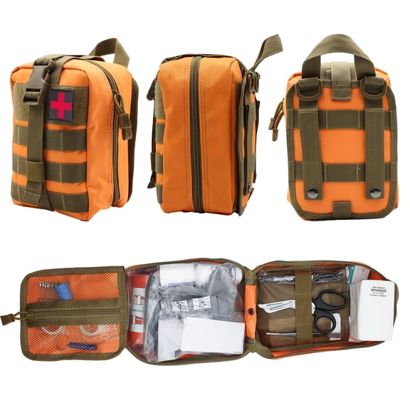 247 Piece MOLLE Portable IFAK Trauma Emergency First Aid Kit