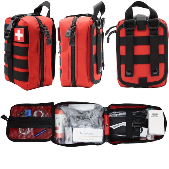247 Piece MOLLE Portable IFAK Trauma Emergency First Aid Kit