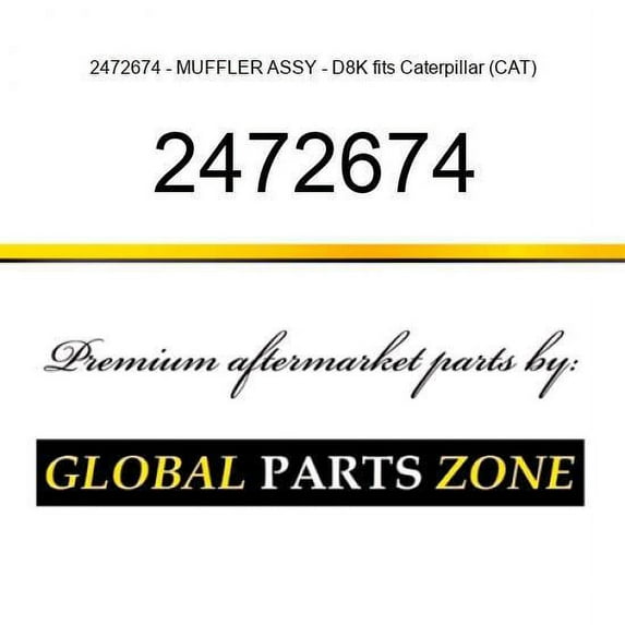 2472674 - MUFFLER ASSY - D8K fits Caterpillar (CAT)