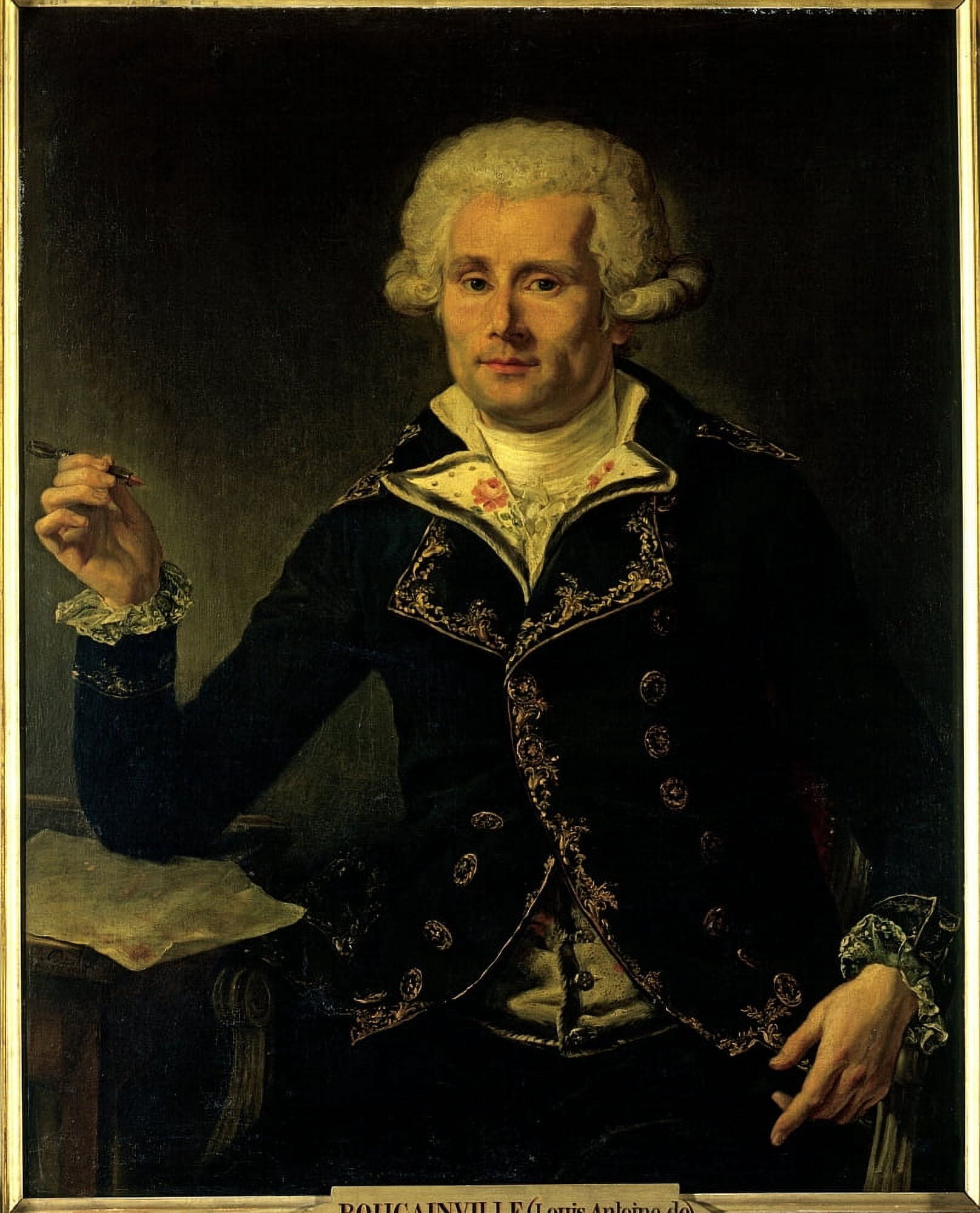 2475 Joseph Ducreux (1735-1802) French School Canvas Art - (24 x 36)