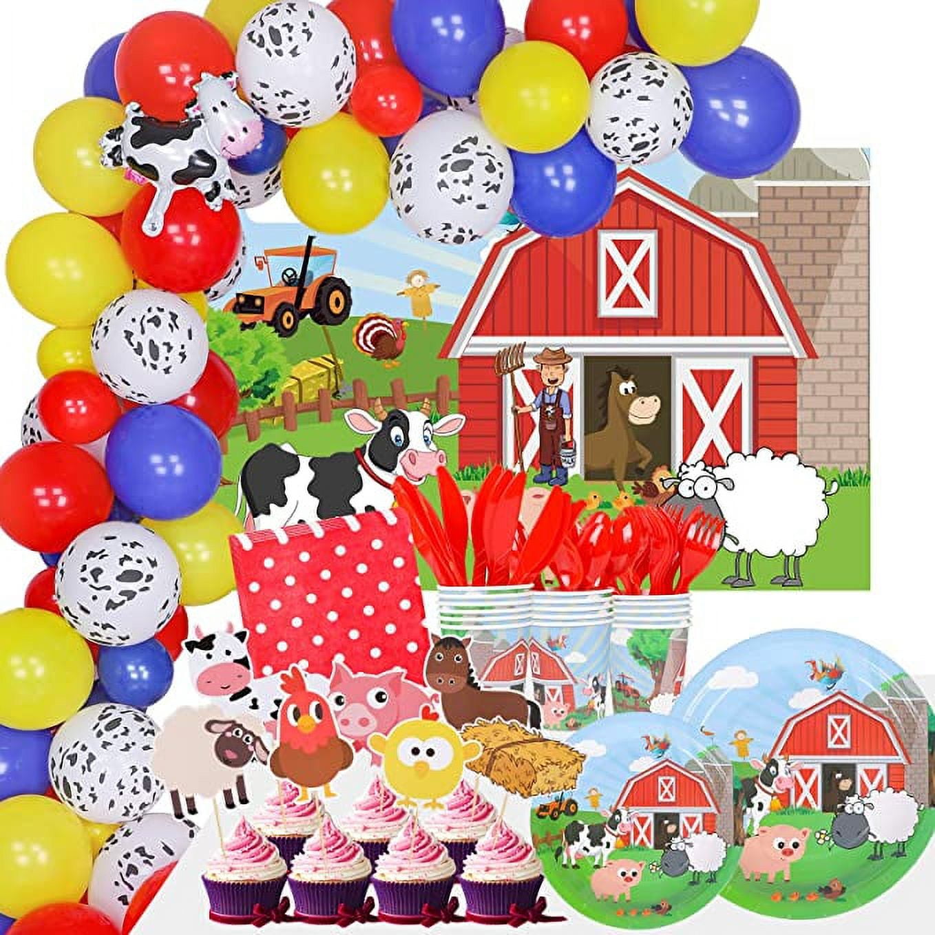 https://i5.walmartimages.com/seo/248-PCS-Farm-Animals-Party-Supplies-Decorations-Set-Barn-Birthday-Balloons-Backdrop-Dinnerware-Plates-Cups-Napkins-Cutlery-Kids-Photo-Prop-Garland-Ba_0b37917b-9766-43e9-aefe-be48df17f196.2425ca945a843dfdc5bbe7e7ffa51bad.jpeg