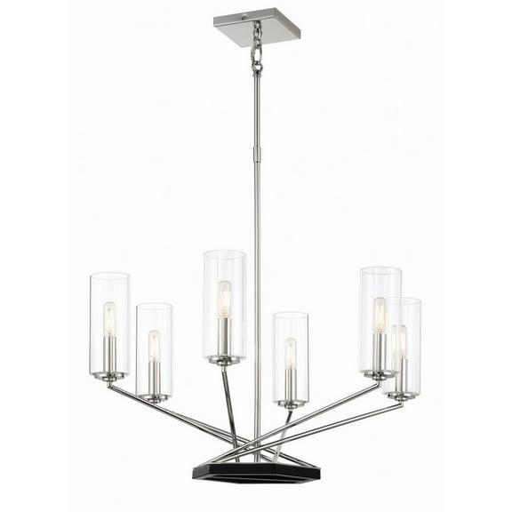 2495-572-Minka Lavery-Highland Crossing - 6 Light Chandelier In 26     -Traditional Installation