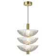 thumbnail image 1 of 24983TCSBR-Maxim Lighting-Metropolis - 24W 3 LED Pendant-16.5 Inches Tall and 12 Inches Wide, 1 of 4
