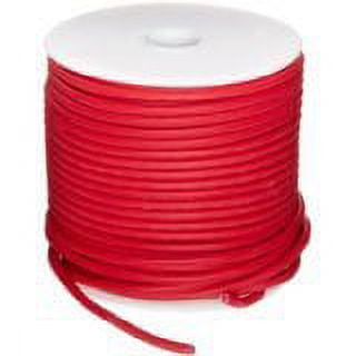24AWG MIL-W-76D TYPE MW RED STRANDED (7X32) HOOKUP WIRE 100 FT ROLL 1000V 80C - 24M-100-RED