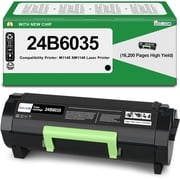 24B6035 Toner Cartridge Compatible for 24B6035 Black Toner Cartridge Replacement for Lexmark M1145 XM1145 Printers