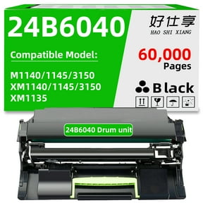 24B6040 Imaging Unit Drum Unit Compatible with Lexmark M1145 XM1145 M3150 XM3150 M1140 XM1140 XM1135 Printer (Drum Unit-1Pack)