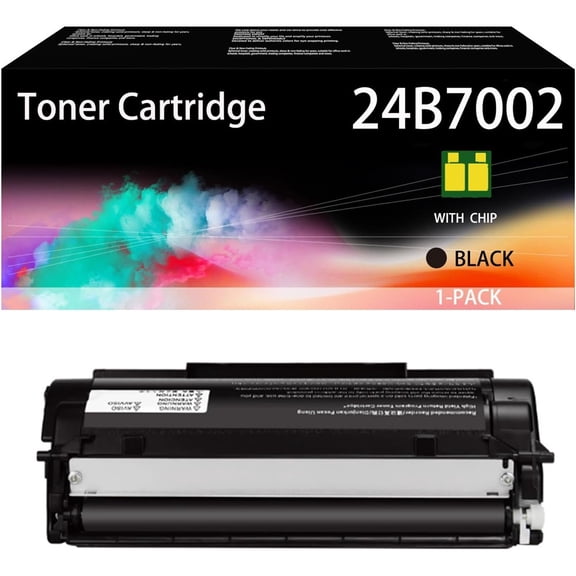 24B7002 Replacement Toner Cartridge (with Chip) for Lexmark M1342 XM1342 XM3142 Printers with a Capacity of 18000 Pages and a Very Good Printing Experience