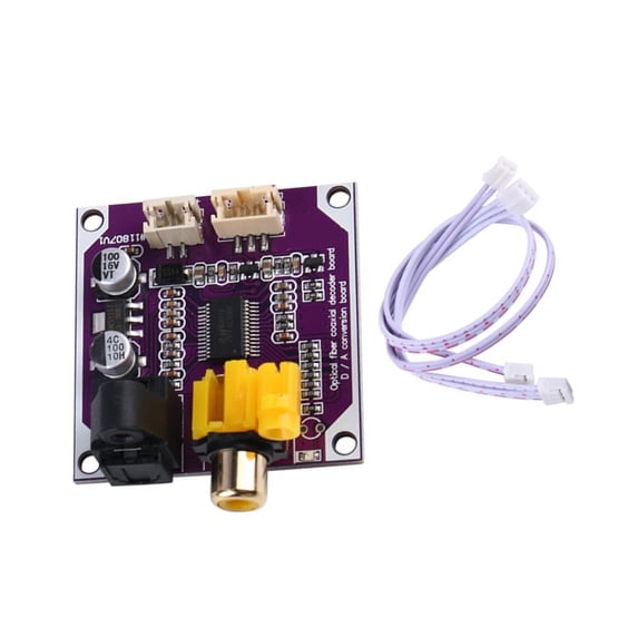 24Bit 192K Hifi Stereo Auditory Converter Decoding Board Opt Coaxial Connection