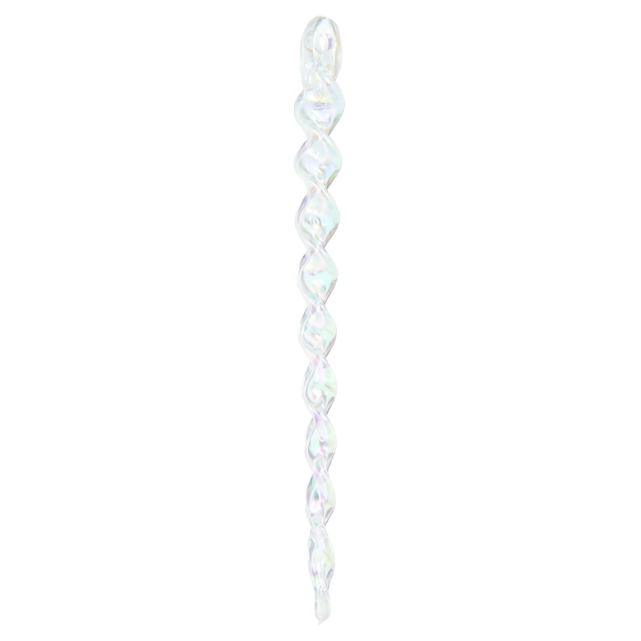 24-Count Iridescent Icicle Christmas Ornaments, 5.3", by Holiday Time