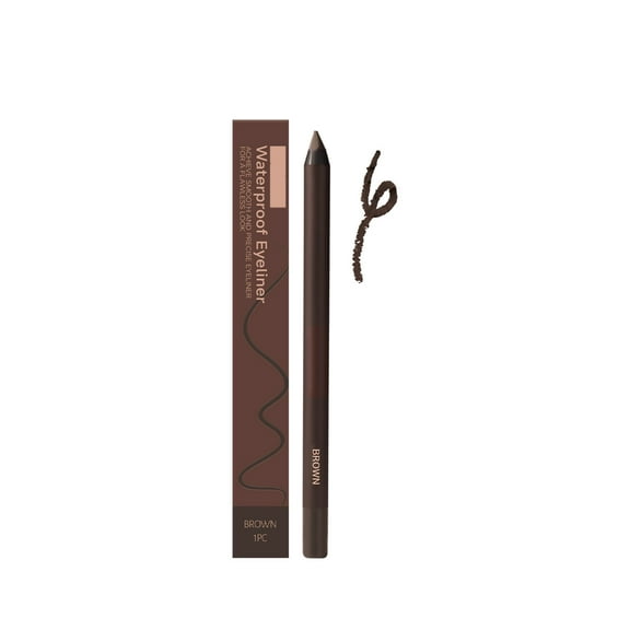 24HR Waterproof Eyeliner Duo Sharpenable Eye Pencil, Instantliy Eyeliner, Long-Lasting No Smudging, Fading, Smooth and Easy to Color, Ideal for Oily Skin, Gym & Party Makeup