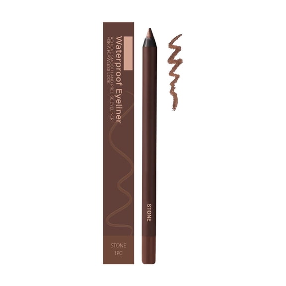 24HR Waterproof Eyeliner Duo Sharpenable Eye Pencil, Instantliy Eyeliner, Long-Lasting No Smudging, Fading, Smooth and Easy to Color, Ideal for Oily Skin, Gym & Party Makeup