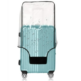 Yotako Upgraded Zippered Clear PVC Suitcase Cover 20 Inch Luggage Covers for Suitcase Luggage Protector Suitcase Cover 20 17.32 H x 14.96 L x 9.44 W Walmart