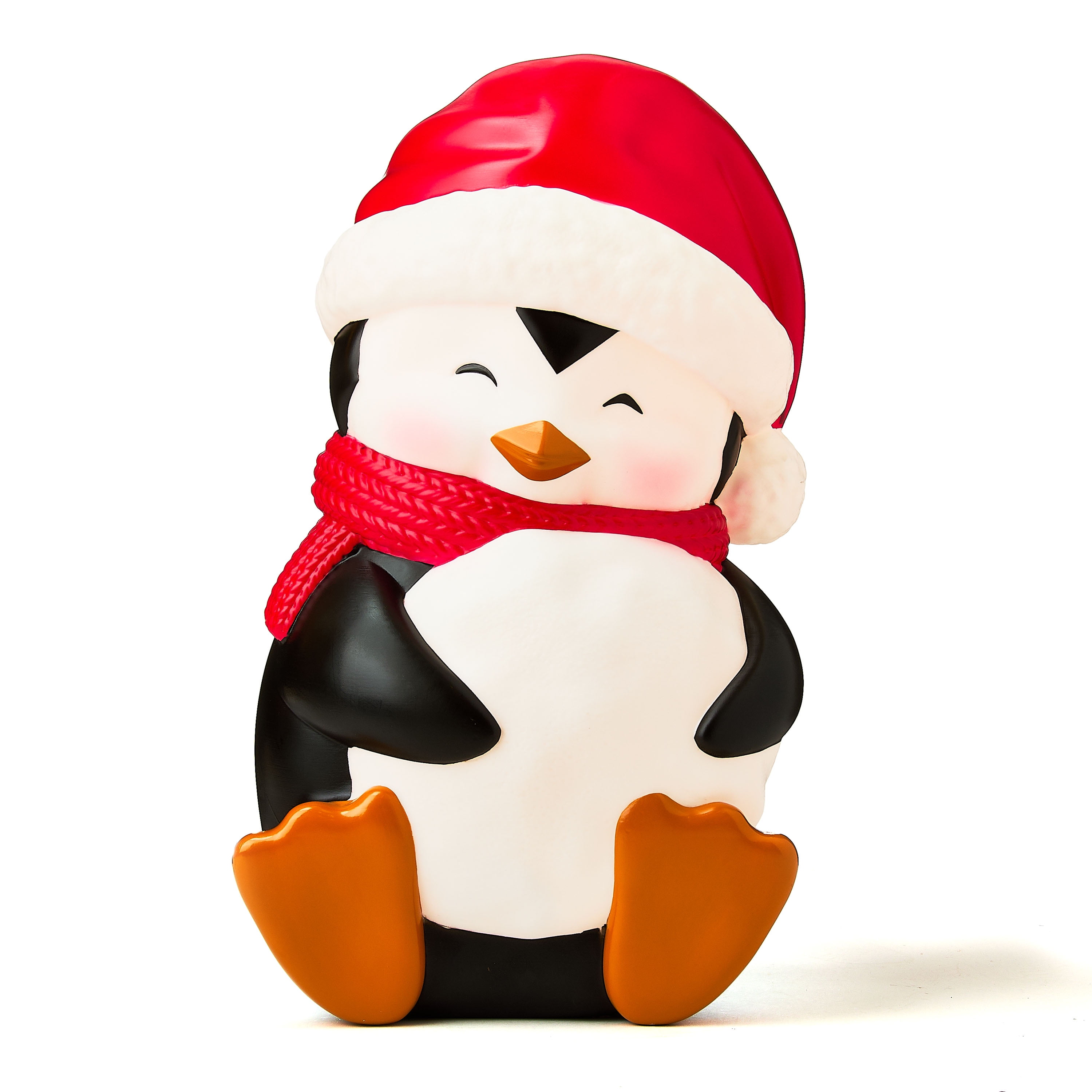 Lighted Blow Mold Sleeping Penguin Outdoor Christmas Decoration